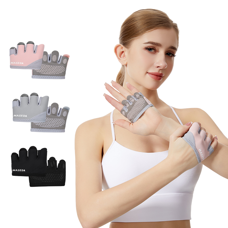 Pilates Yoga Origin - Bir çift Fitness Parmaksız Eldiven: Pilates