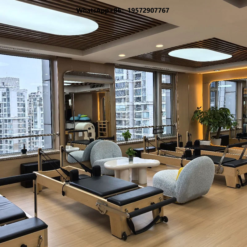 Pilates Yoga Studio - Özelleştirilmiş Akçaağaç Ahşap Ayarlanabilir Çok Fonksiyonlu