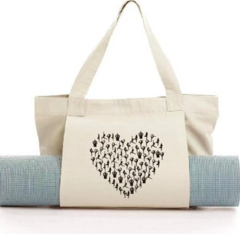 Pilates Yoga Bag - 1 adet yoga kanvas saklama çantası