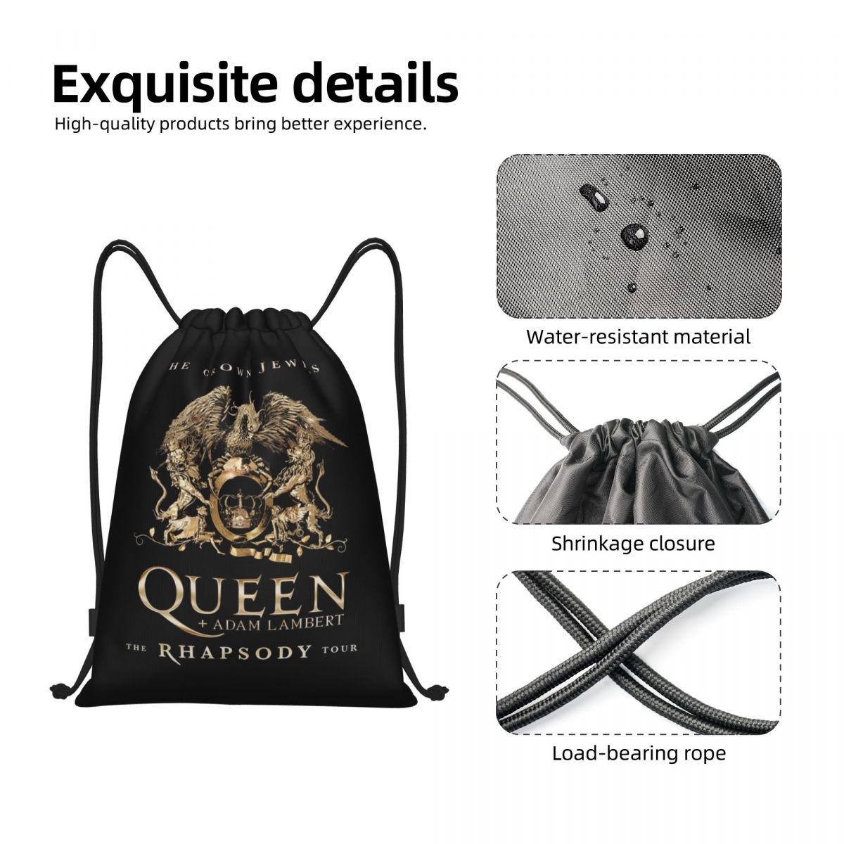 Özel freddy Mercury taç İpli a - Pilates Yoga Bag incelemesi ve fiyatı