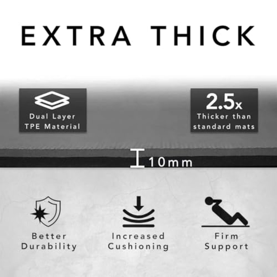 Büyük Egzersiz Matı Ekstra Kal - Pilates Yoga Mat Thickness incelemesi ve fiyatı