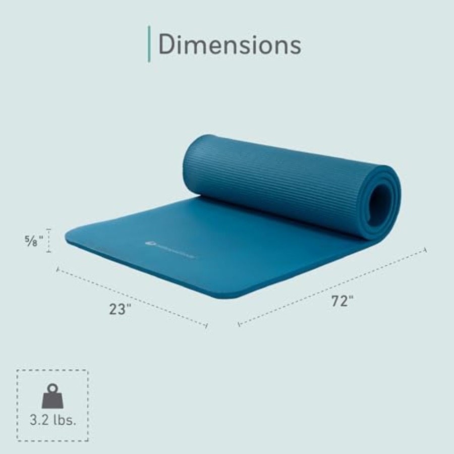 Stüdyo veya ev spor salonu kul - Pilates Yoga Mat Thickness incelemesi ve fiyatı