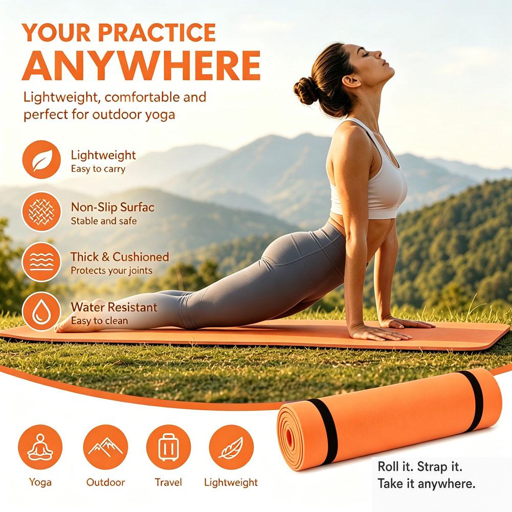 1/2 adet kalın Yoga Mat kaymaz - Pilates Yoga Matte incelemesi ve fiyatı